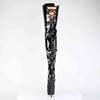 Pleaser - JUBILANT4012 Plattform Overknee Stiefel - Schwarz Product image